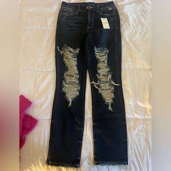 Distressed White Judy Blues main image 0